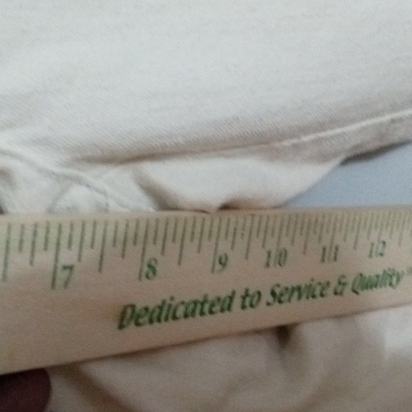 Theory  4 Pocket Capri Size 4 Cream with Tan trim  Preowned - Picture 13 of 13